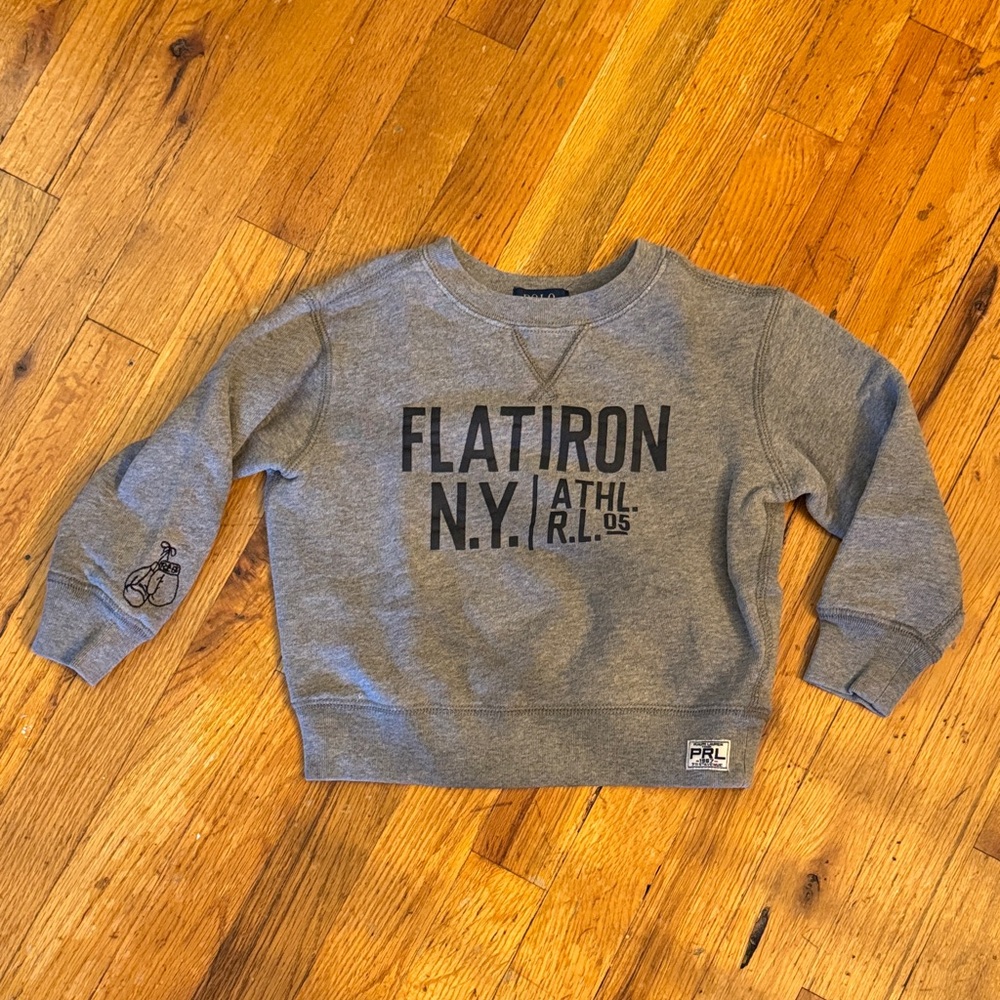 Polo by Ralph Lauren Black and Gray Sweatshirt
